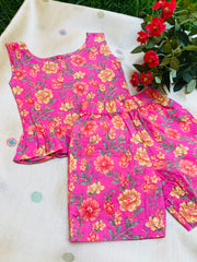 Love Blossom - Frill top & Shorts Set 2 - 3yrs